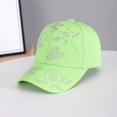 thumbnail image 2 of Women's Baseball Cap Shiny Sequins Adjustable Breathable Casual Sports Baseball Cap Trucker Hats Women Green, 2 of 5