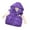 Purple, variant on Esaierr Toddler Boys Girls Puffer Down Vest Winter Vest Kids Hooded Sleeveless Jacket Zip Warm Jacket for 3-10Y