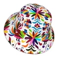 thumbnail image 3 of Kll Mexican Bright Style Bucket Hat For Women Men Packable Travel Beach Sun Hat Outdoor Rave Accessories Reflective Fisherman Cap, 3 of 9