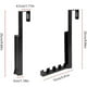 thumbnail image 3 of Gancho de pared plegable, percheros plegables, ganchos para puertas de acero inoxidable, incluye 4 ganchos, para colgar ropa, bolsos, bufandas y coronas navideñas JAMW Sencillez, 3 of 5