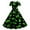 Black, variant on Women St Pa Day Print Short Sleeve 1950s Housewife Evening Party Prom Dress Fashion Women Elegant Party Dress Sexy Easter Easter St. Patrick's Day Ladies Dress Black M