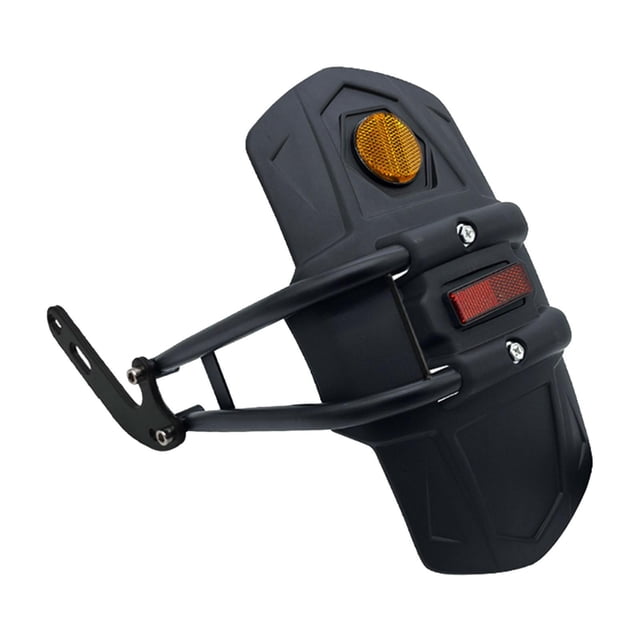 Guardabarros trasero de repuesto de 19 x 34 cm para accesorio de motocicleta eléctrica Niu Negro