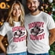 thumbnail image 3 of T-Shirts for Men, Cowboy Hat Crew Neck Cotton T-Shirt Men's Short Sleeve Howdy Quote, 3 of 8