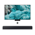 thumbnail image 1 of Combo TV 55'' Samsung QLED 4K Q7F5 (2025) + Barra de Sonido 2.0 Ch HW-C400, 1 of 8