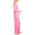 thumbnail image 4 of MUK LUKS Anything 3 Piece Sleep and Lounge Set, Pink/Lacey Floral, 2X, 4 of 7