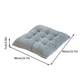 thumbnail image 3 of Yhmxh Cojín de terciopelo cristal grueso de color liso para silla de oficina, sofá, taburete de estudiante, cojín ajustable para la cadera, 3 of 3