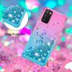 thumbnail image 4 of Funda para Samsung Galaxy A02S Transparente con Brillos Carcasa Protectora Antigolpes con Glitter Brillante, 4 of 5