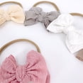 thumbnail image 2 of LNMQLPDBS Baby Girls Headbands Cute Stretchy Hair Bows Headband Big Bow Hair Bands Handmade Baby Hair Accessories for Newborn Babies Infant Toddlers Kids, 2 of 2