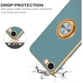 thumbnail image 4 of iPhone SE 2022 Case, iPhone SE 2020 Case, iPhone 8 Case, iPhone 7 Case with 360° Rotatable Ring Holder Slim Soft Shockproof Protective Phone Cover for iPhone SE 3rd/2nd Gen/8/7 4.7", Grey, 4 of 17