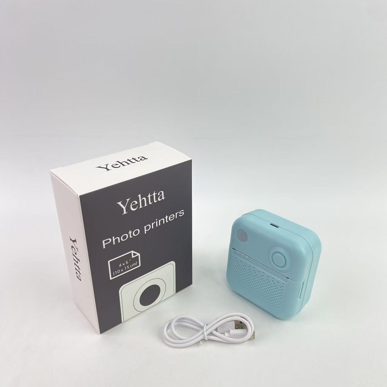 Yehtta Photo printers– Wirelessly Prints 4x6” Photos from Your iOS & Android Device, White