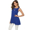 thumbnail image 4 of CEASIKERY Women's Sleeveless Tunics Women Flowy Tunic Tank Tops for Leggings, 4 of 6
