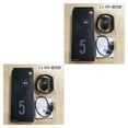 thumbnail image 1 of senveriont M5 Smart Watch Band Pressure Fitness Bracelet Black 2Set, 1 of 6