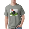 thumbnail image 1 of CafePress - Black Lab Golfer Ash Grey T Shirt - Mens Comfort Colors? Shirt, 1 of 1