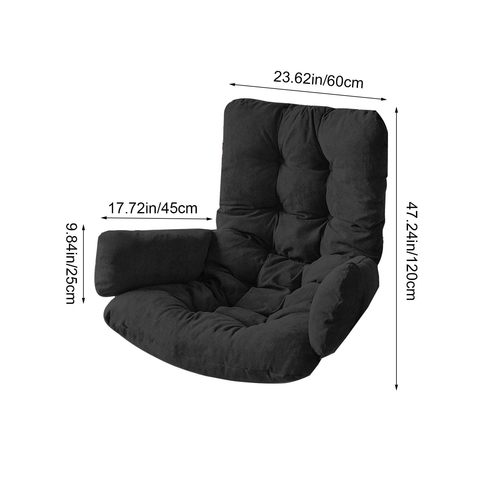 Zenithome 19.69x49.21Inch Basket Cushion Swings Sofa Cushion For Indoor Outdoor Use