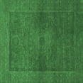 thumbnail image 1 of Ahgly Company Indoor Square Abstract Emerald Green Modern Area Rugs, 8' Square, 1 of 4