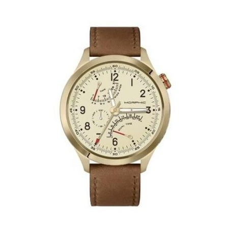Morphic M44 Series Leather Band Watch