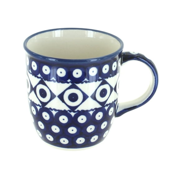 Blue Rose Polish Pottery Xandra Plain Coffee Mug