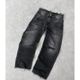 thumbnail image 1 of Pantalones vaqueros holgados para hombre, pantalones negros Retro desgastados de Hip Hop, pantalones de pierna ancha góticos Harajuku bordados de gran tamaño, ropa de calle, Y2k, 1 of 5