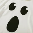 thumbnail image 6 of RMGVDSD Toddler Baby Boys Girls Halloween Clothes White Ghost Face Robe Cape Hooded Robe Hallowmas Fancy Party Kids Dress Up Outfit Cute Baby Clothes Top 3-4 Years, 6 of 8