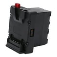 thumbnail image 2 of NPF To V Mount Battery Adapter, V Mount Battery Adapter Plate 14.8V D Tap Output Wide Compatibility Increase Battery Life Wear Resistant  For Video Lights, 2 of 8
