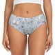 thumbnail image 1 of Fotbe Blue Butterfly Calzones Estampados para Mujer – Ropa Interior de Algodón, Cómoda, Suave y Elástica-Small, 1 of 6