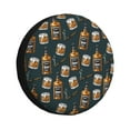 thumbnail image 1 of Fotbe Cigar Funda de Llanta de Repuesto con Estampado, Engrosada, Ajuste Universal para Jeep, Remolque, RV, SUV, Camión-16 inch, 1 of 6
