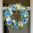 thumbnail image 1 of BKER Summer Berry Wreath Festival Rattan Door Hanging Leaf Rattan Decorative Pendant, 1 of 5