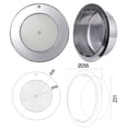 thumbnail image 2 of RGB Embedded Wall Light Synchronous Pool Light Underwater Light IP68 Waterproof 316 Stainless Steel Floodlight, 2 of 5