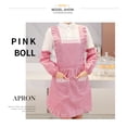 thumbnail image 3 of Women Pockets Waterproof Double Layer Anti\-oil Aprons Kitchen Outsides BBQ Cooking Thick Cloth Sleeves No.11, 3 of 7