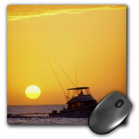 3dRose A fishing boat and sunset in Key West, Florida - US10 DFR0107 - David R. Frazier - Mouse Pad, 8 by