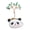 C, variant on wutoase Small Faux Crystal Tree, Mini Money Tree with Cartoon Animal Pot, Handmade Copper Wire Feng Shui Ornament for Home Office Desk Decor