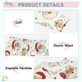 thumbnail image 4 of joogoo Vintage Santa Claus Pajamas Set Long Sleeve Soft Cotton Sleepwear 2 Piece 18M, 4 of 7