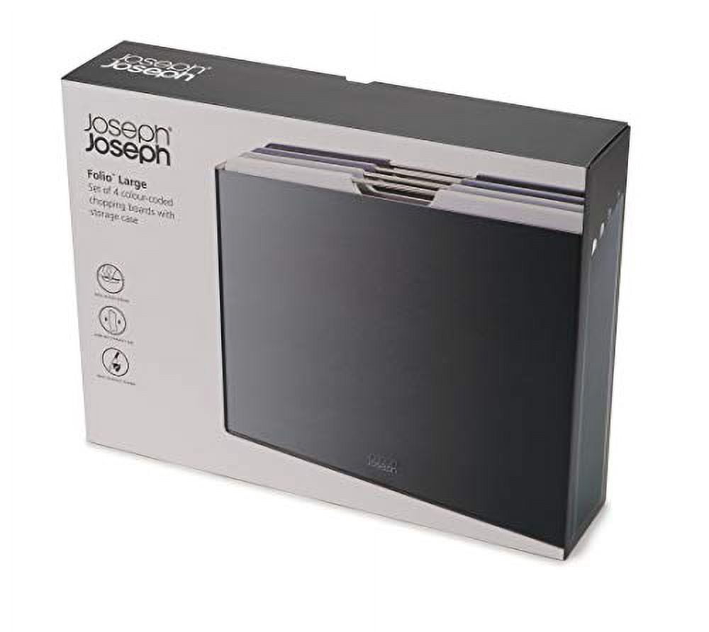 Joseph Joseph Folio Large 4-Piece Cutting Board Set with Case