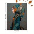 thumbnail image 3 of Vintage Woman Portrait Canvas Print Wall Art for Living Room Bedroom Office Hotel Cafe, 3 of 8