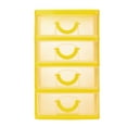 thumbnail image 2 of 1 Pcs Plastic Drawers Organizer Mini Organizer Box Stackable Plastic Drawer Storage Containers Clear Storage Units for Desktop Classroom Craft,(2/3/4/5 layers), 2 of 3