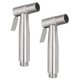 thumbnail image 1 of Uxcell 2Pcs Rociador de Bidet para Inodoro, Rociador de Bidet de Mano de Acero Inoxidable 304, 1 of 6