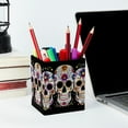 thumbnail image 6 of ERJLKXP Small Pen & Pencil Holder for Desk Organization,Sugar Skull Mexico Desktop Stationery Storage for Office Supplies and Makeup Brush Organizer, 6 of 6