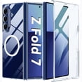 thumbnail image 1 of Funda magnética transparente QiiStar para Samsung Galaxy Z Fold 7, 1 of 7