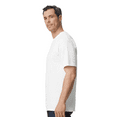 thumbnail image 4 of Gildan Ultra Cotton Tall T-Shirt, Men's Short Sleeve Crewneck Classic Shirt, White Tee, LT, 4 of 5