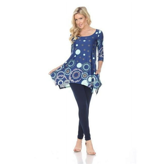 1301-49-XL Erie Tunic Top - Royal, Extra Large