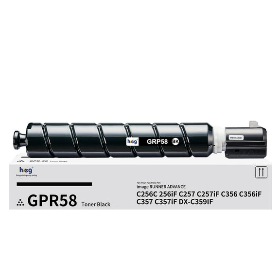 GPR-58 GPR58 Black Toner Replacement for Canon C256iF III C356iF III DX C257iF C357iF C359IF C259IF Printer(1 Pack)