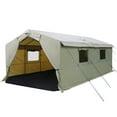 Ozark Trail 10Person 20x10 Outdoor Wall Tent with Stove Jack, 1 Room