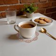 thumbnail image 5 of Unique Bargains 1 Pc Mesh Embroidery Drink Coaster Cameo, 5 of 5