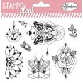 thumbnail image 1 of Stampo Pivoines & Papillons Tampon Transparent, 1 of 1