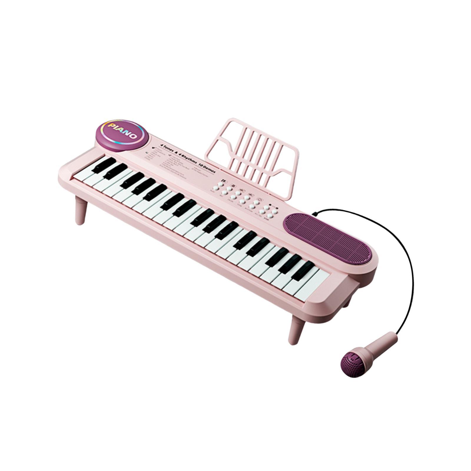 LeeQinersw 37 Keys Electronic Keyboard Piano, Kids Piano Keyboard Multi Functional with for