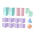 thumbnail image 5 of Dualoai 16Pcs 3D Shapes Geometric Solids Back to School Supplies Manipulative Shapes, 5 of 9