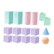 thumbnail image 5 of Juego de 16 bloques de formas geométricas 3D, sólidos geométricos, juguetes de matemáticas, juguetes de aprendizaje preescolar y manipulativos para, 5 of 9