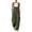Army Green, variant on Women Adjustable Strap Cargo Wide Leg Overalls, Multi Flap Pocket Loose Fit Bib Jumpsuit, Soft Casual Oversized Baggy Jumpsuit Army Green S(S)