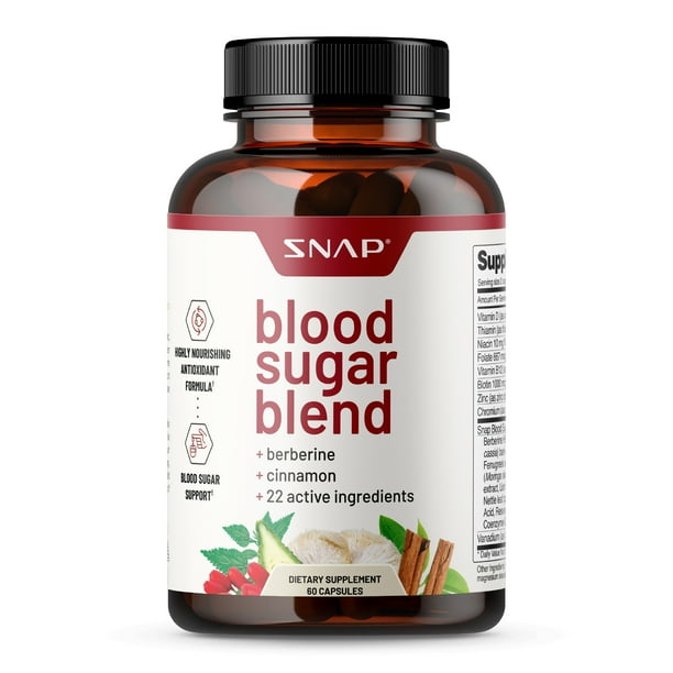 Blood Sugar Blend Snap Supplements, Blood Sugar Support Supplement for