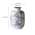 thumbnail image 2 of Blue and White Porcelain Vase Large Chinoiserie Floral Vintage Tall Blue Ceramic Vases, 2 of 7
